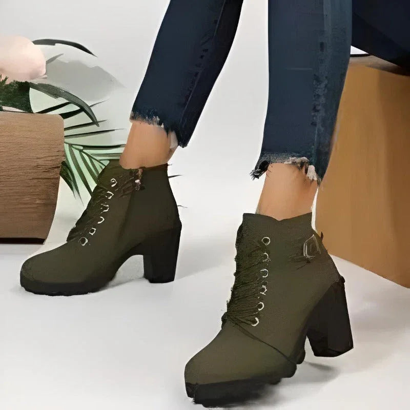 Chelsea | Black Heeled Ankle Boots